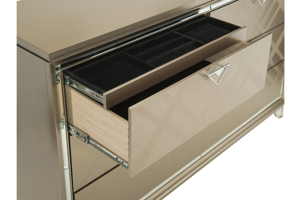 Bijou Bedroom Set In Champagne | Homelegance