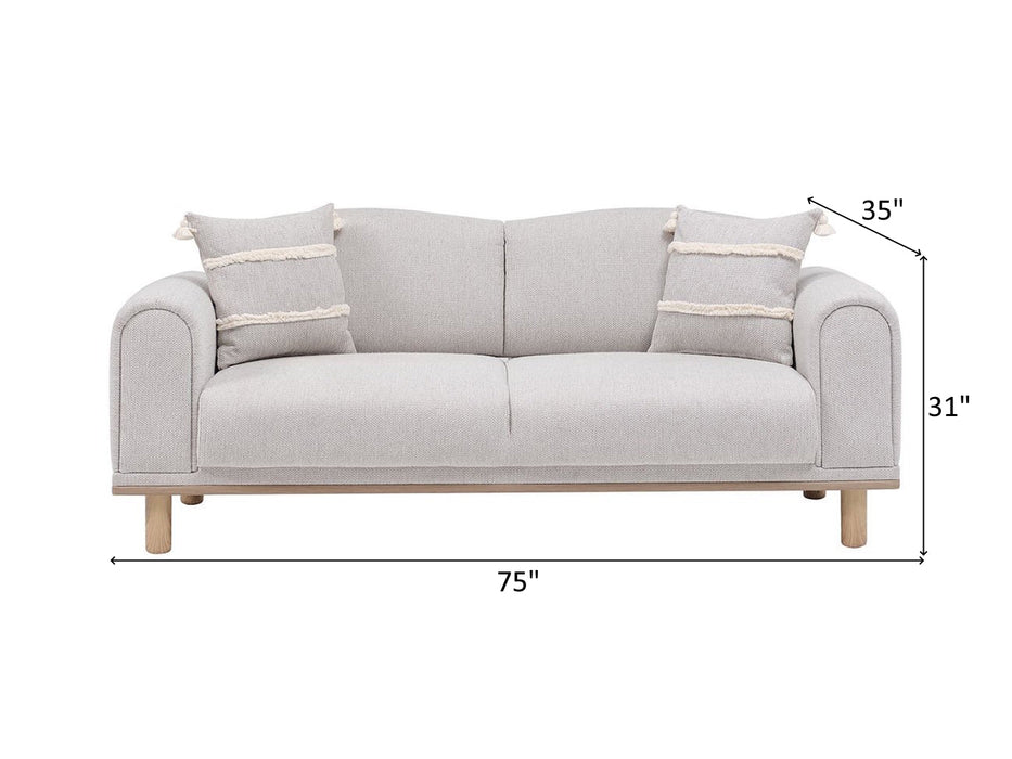 Boheems 75" Wide Extendable Loveseat