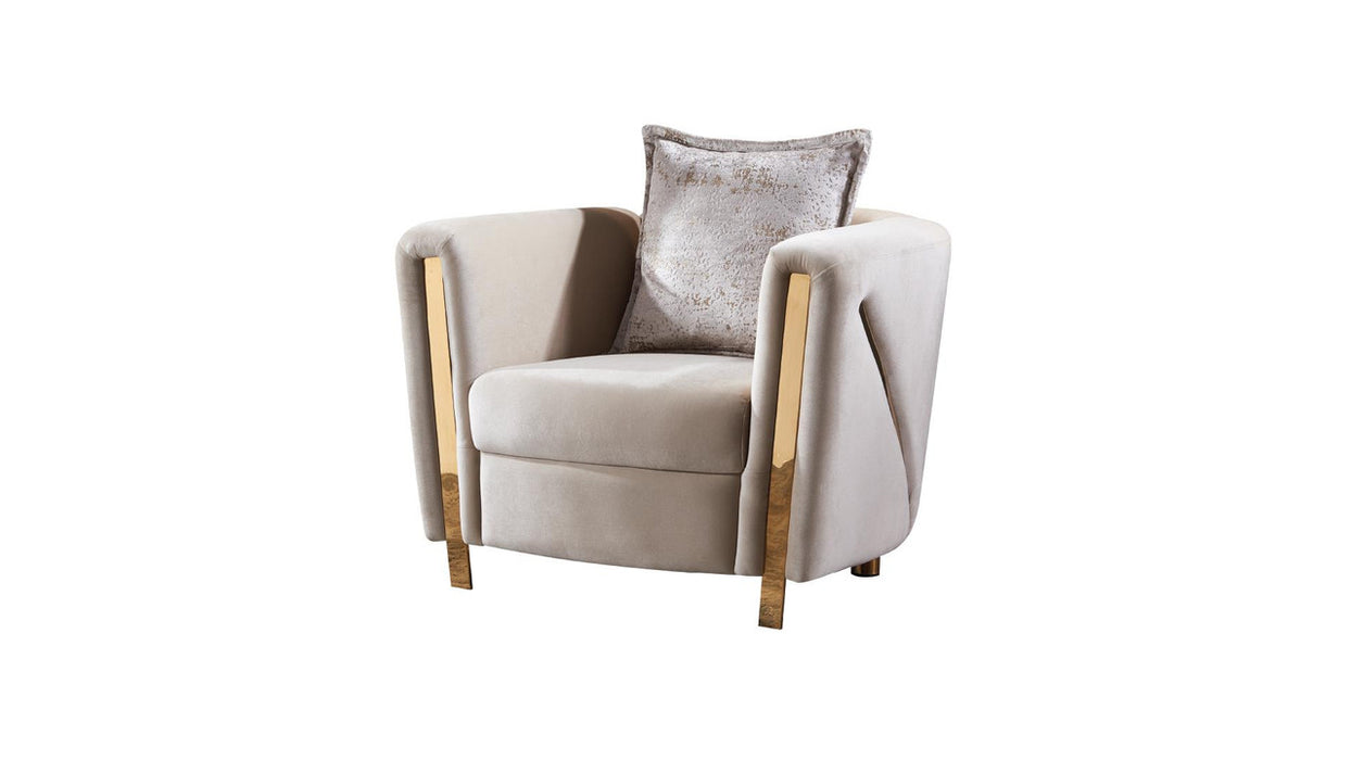Chanelle Thick Velvet Chair