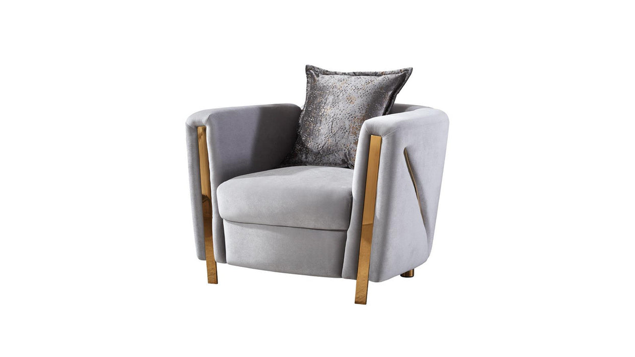 Chanelle Thick Velvet Chair