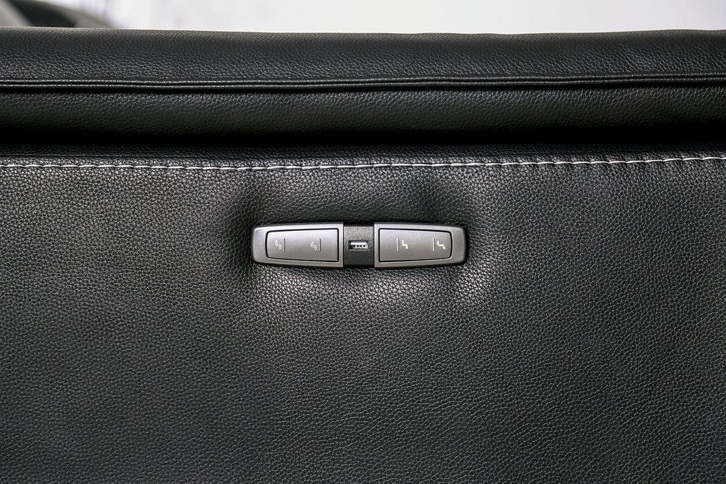 Ascona Black Power Sofa