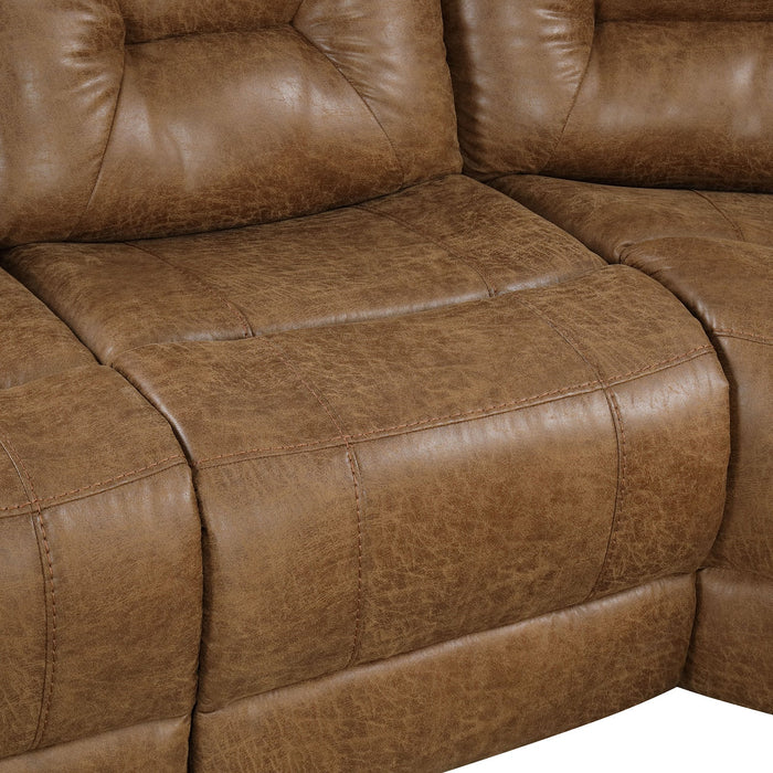 Ezekius Brown Sofa