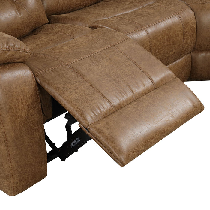 Ezekius Brown Sofa