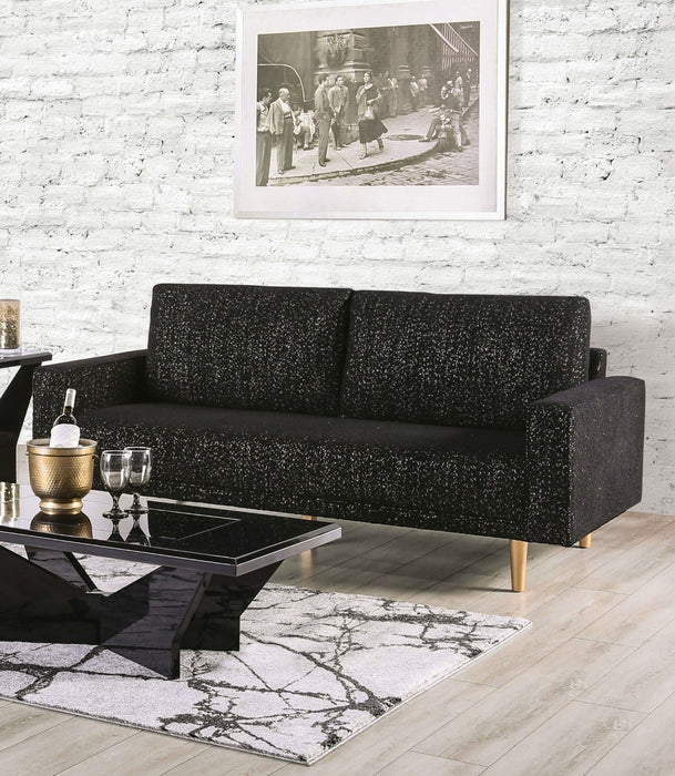 Elverum Black Sofa