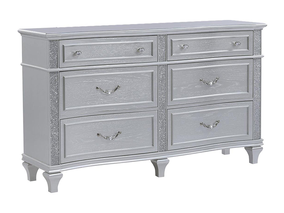 Mystic 6 Drawer Dresser With Mirror