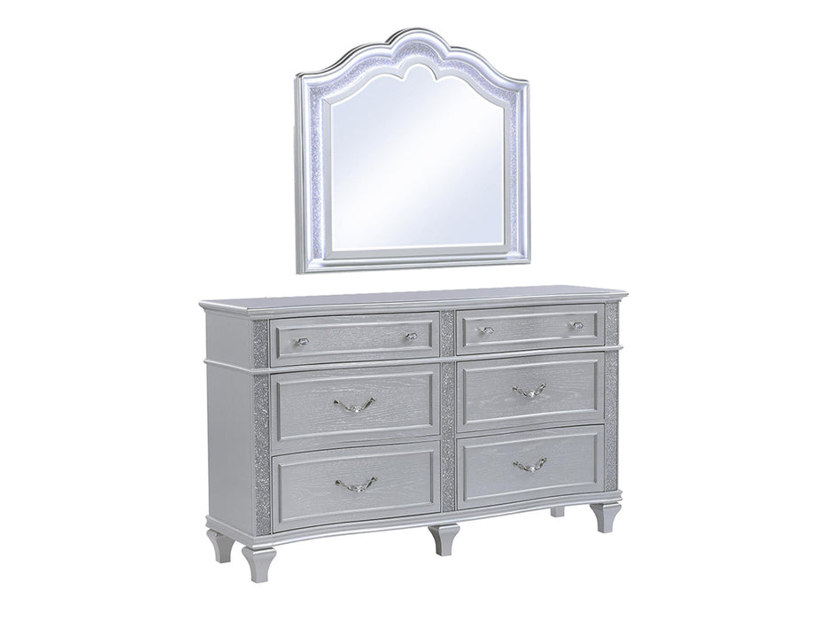 Mystic 6 Drawer Dresser With Mirror