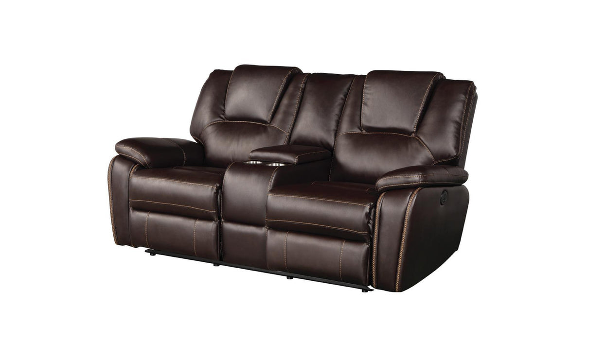 Hong Kong Faux Leather Power Reclining Loveseat
