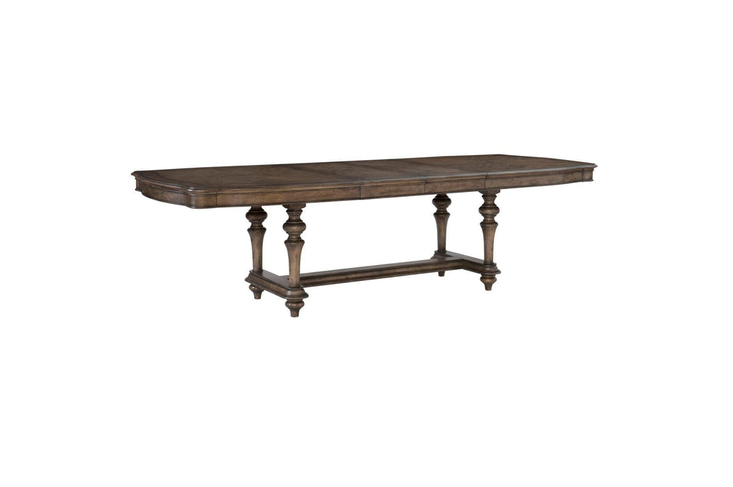 Heath Court Dining Table In Brown Oak Traditional | Homelegance