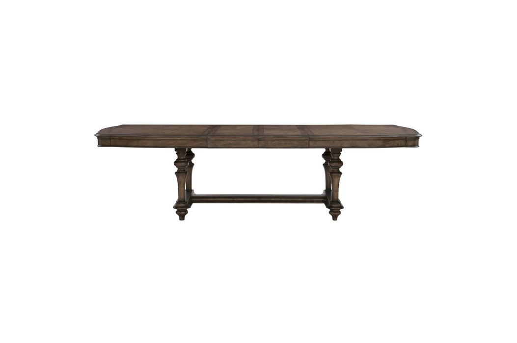 Heath Court Dining Table In Brown Oak Traditional | Homelegance