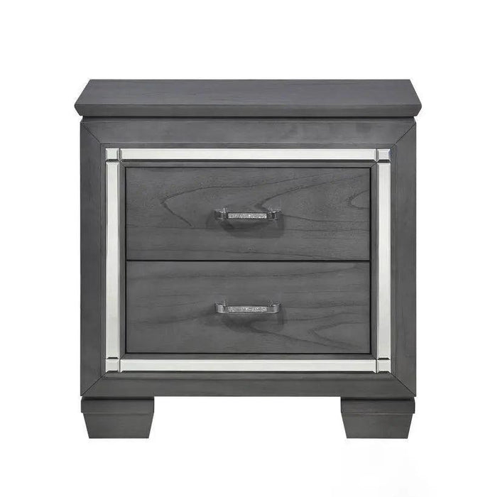 Allura Nightstand In Gray 1916Gy-4 | Homelegance