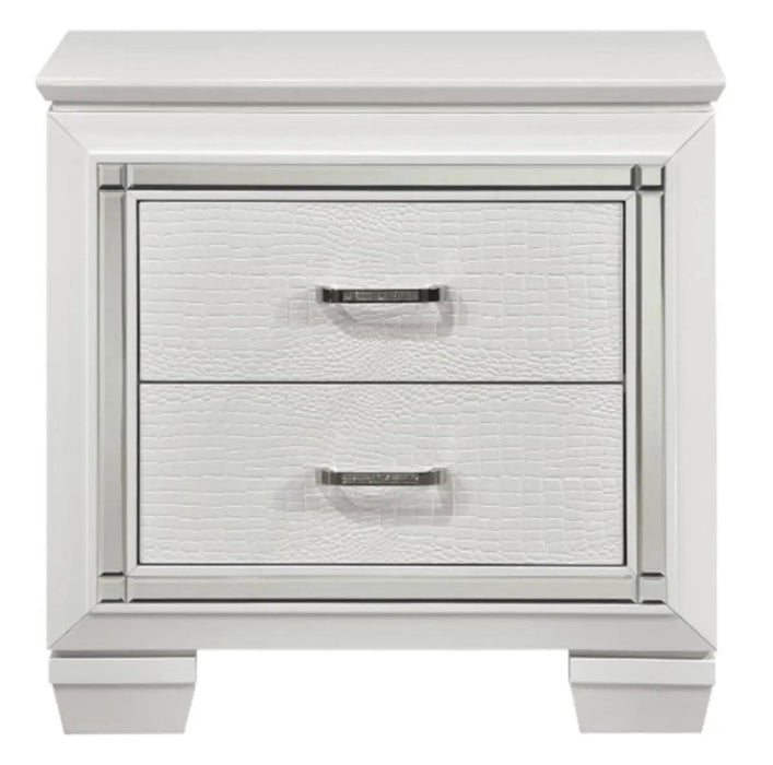 Allura Nightstand In White 1916W-4 | Homelegance