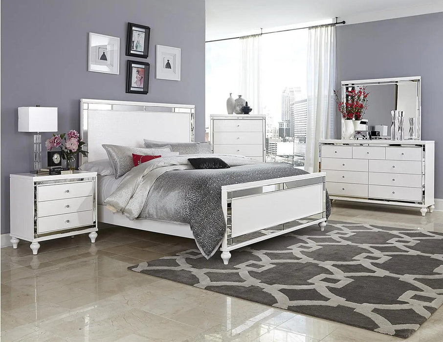 Alonza 3 Drawer Nightstand In White 1845-4 | Homelegance