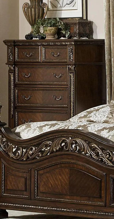 Catalonia 5 Drawer Chest In Cherry 1824-9 | Homelegance