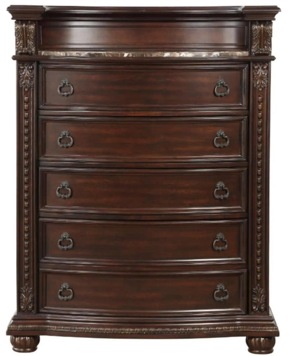 Cavalier Chest In Dark Cherry 1757-9 | Homelegance