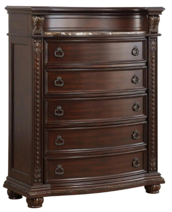 Cavalier Chest In Dark Cherry 1757-9 | Homelegance