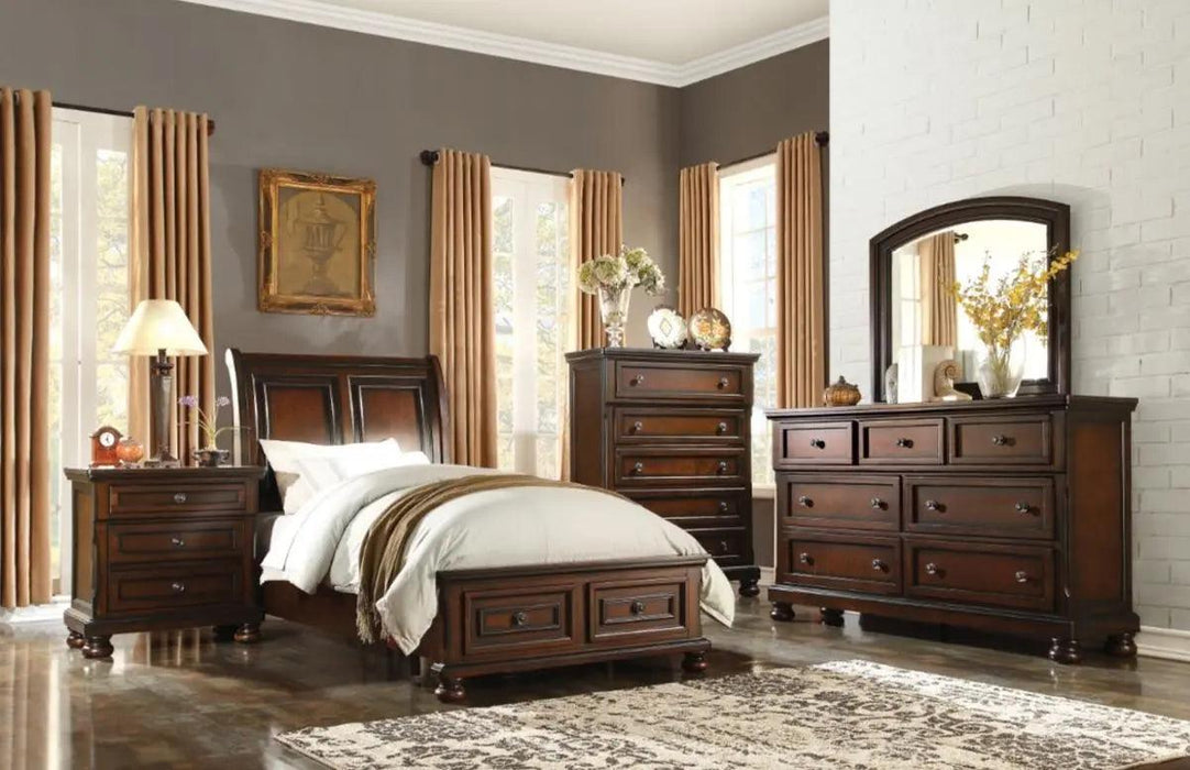 Cumberland Nightstand In Brown Cherry 2159-4 | Homelegance