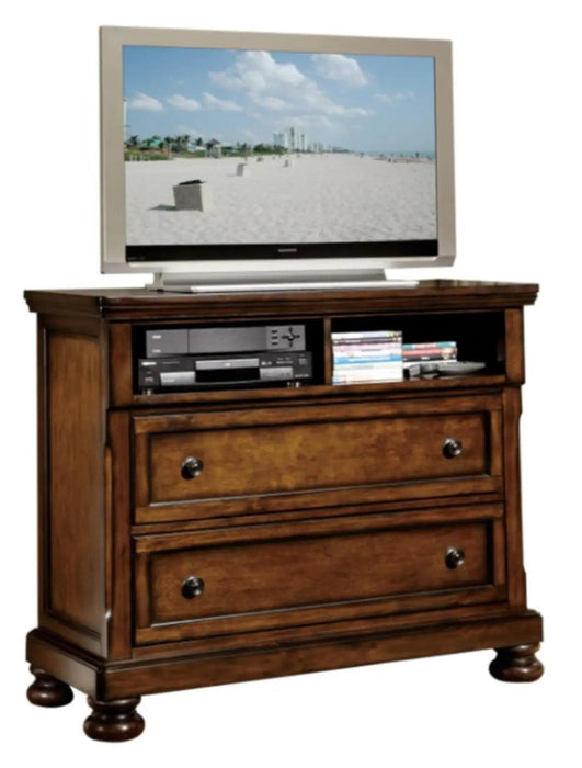 Cumberland Tv Chest In Brown Cherry 2159-11 | Homelegance