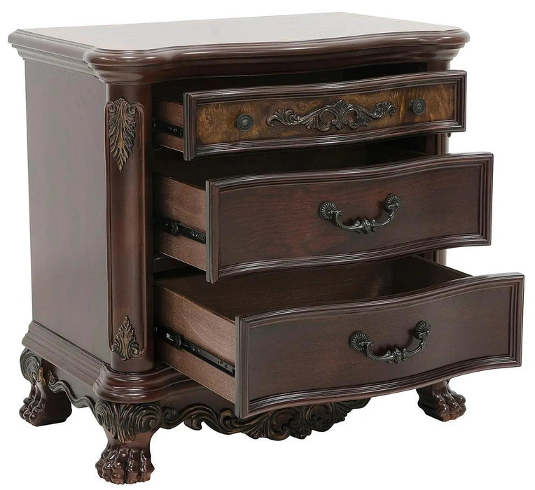 Deryn Park 3 Drawer Nightstand In Cherry 2243-4 | Homelegance