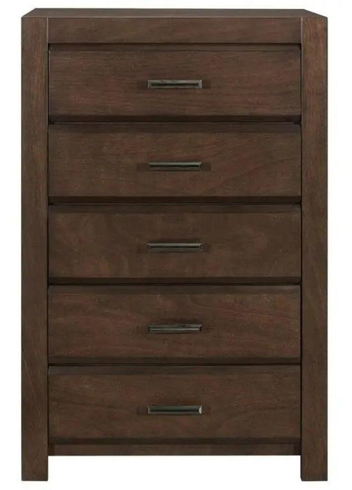 Erwan 5 Drawer Chest In Dark Walnut 1961-9 | Homelegance