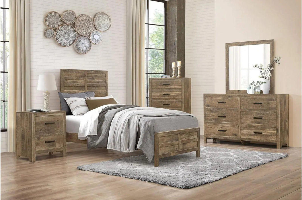Mandan 5 Drawer Chest In Weathered Pine 1910-9 | Homelegance