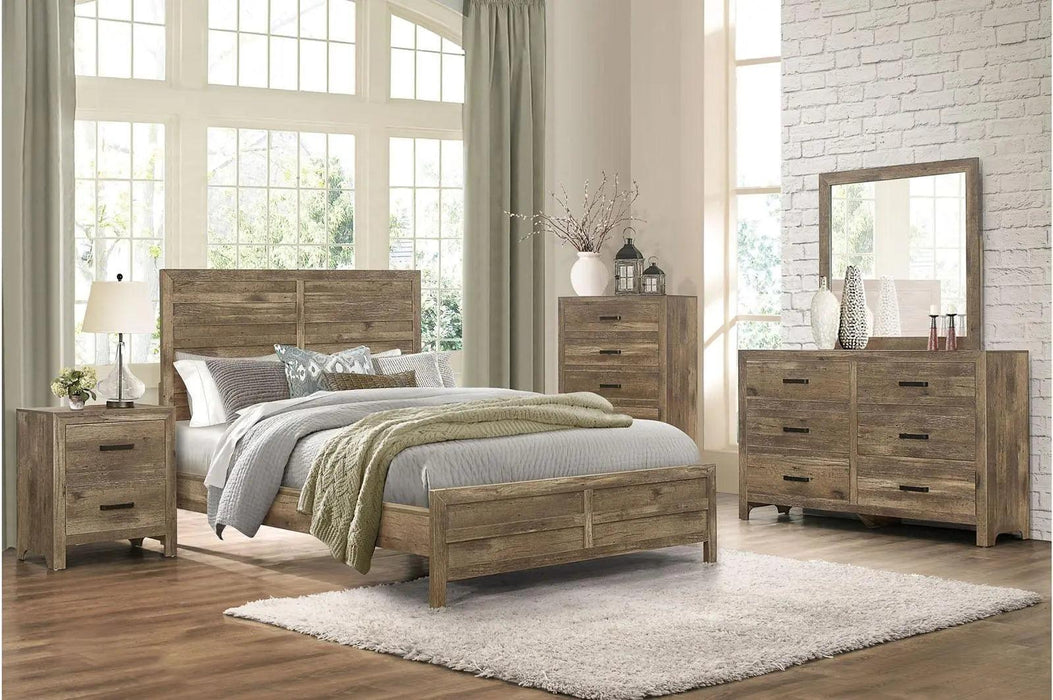 Mandan 5 Drawer Chest In Weathered Pine 1910-9 | Homelegance