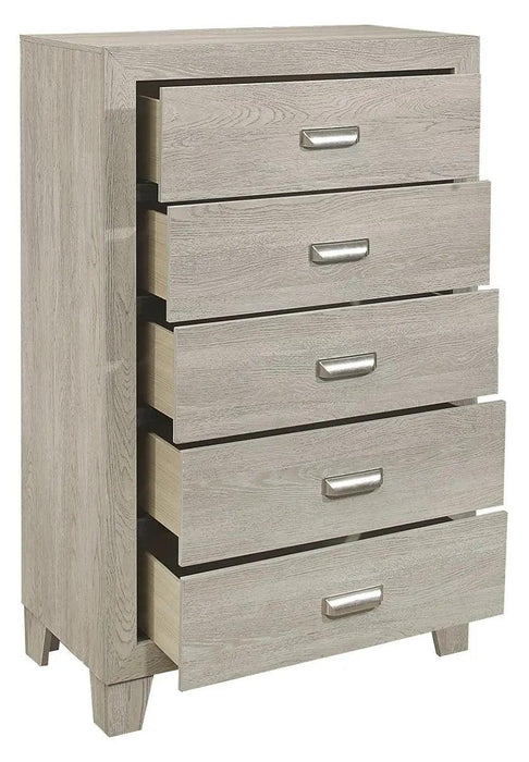 Quinby 5 Drawer Chest In Light Brown 1525-9 | Homelegance