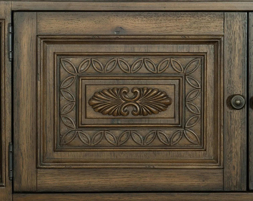 Rachelle 4 Drawer Chest In Weathered Pecan 1693-9 | Homelegance