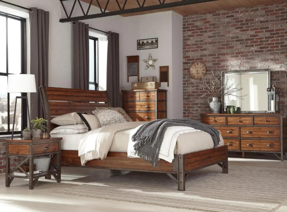 Holverson Chest In Rustic Brown & Gunmetal 1715-9 | Homelegance