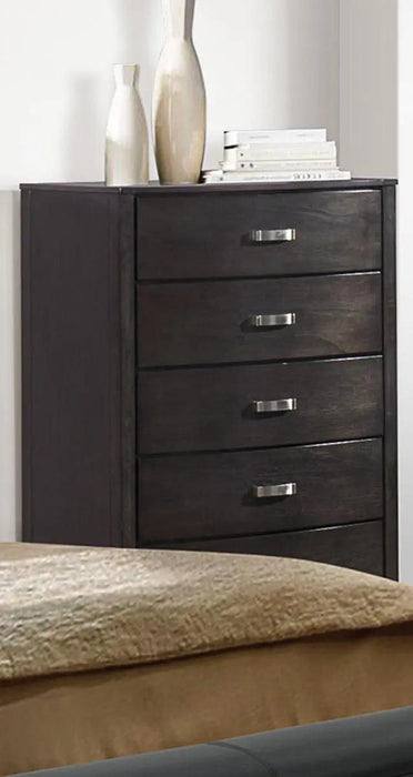 Lyric 5 Drawer Chest In Brownish Gray 1737Ngy-9 | Homelegance