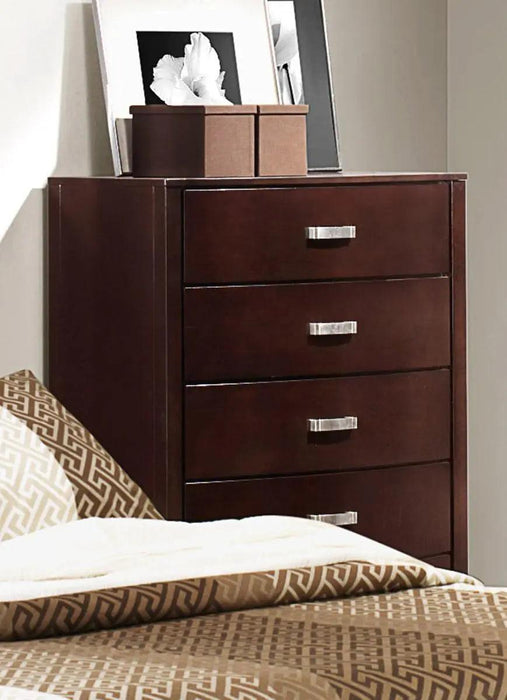 Lyric 5 Drawer Chest In Dark Espresso 1737Nc-9 | Homelegance