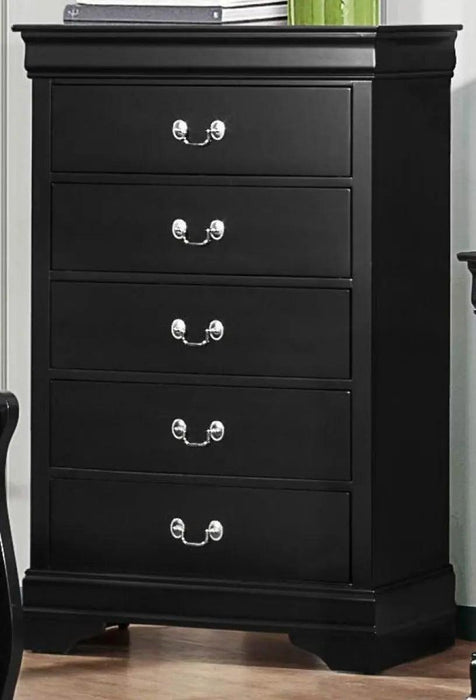 Mayville 5 Drawer Chest In Black 2147Bk-9 | Homelegance