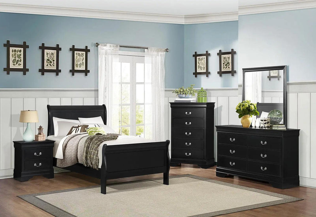 Mayville 5 Drawer Chest In Black 2147Bk-9 | Homelegance