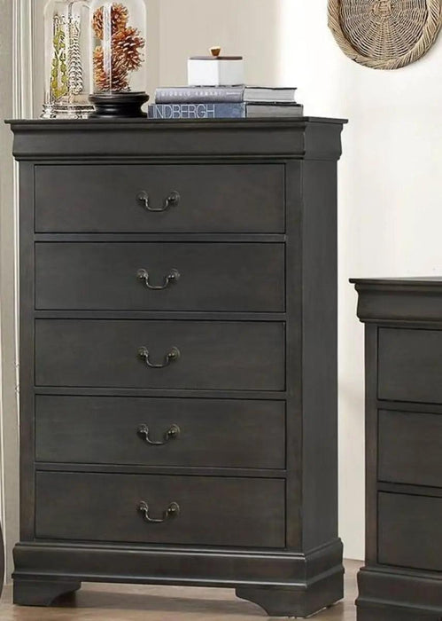 Mayville 5 Drawer Chest In Gray 2147Sg-9 | Homelegance