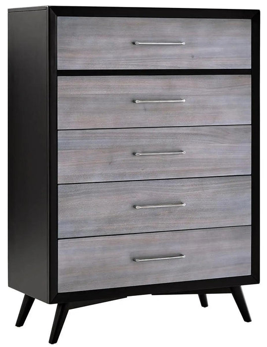 Raku 5 Drawer Chest In Gray 1711-9 | Homelegance