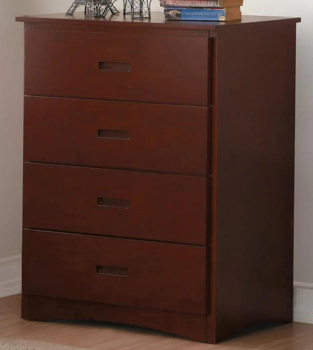 Rowe 4 Drawer Chest In Dark Cherry B2013Dc-9 | Homelegance