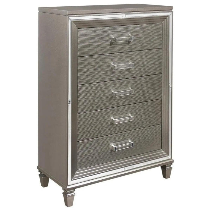Tamsin Chest In Silver Grey Metallic 1616-9 | Homelegance