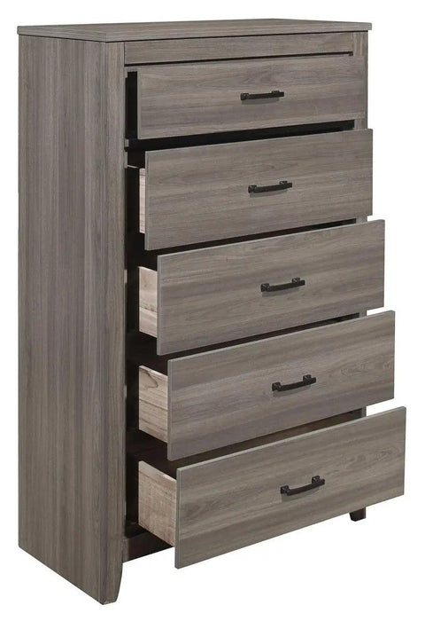 Waldorf 5 Drawer Chest In Dark Gray 1902-9 | Homelegance