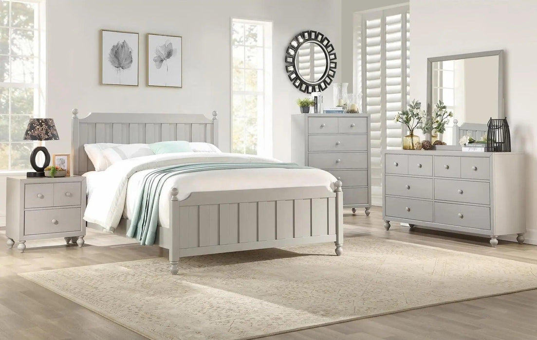 Wellsummer 5 Drawer Chest In Gray 1803Gy-9 | Homelegance