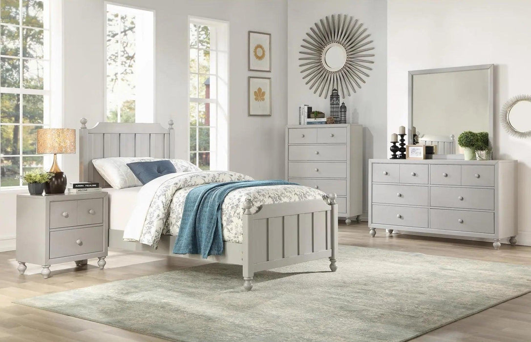 Wellsummer 5 Drawer Chest In Gray 1803Gy-9 | Homelegance