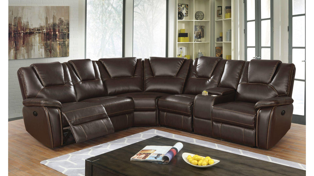 Hong Kong Faux Leather Power Reclining Sectional