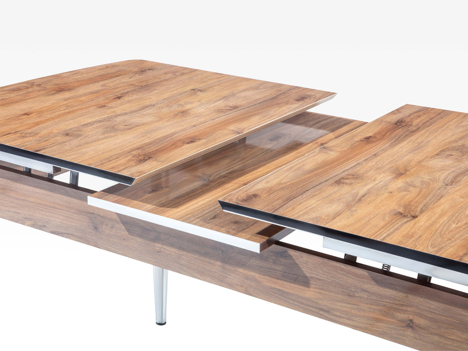 Inci Gloria 69.2" / 53.5" Wide Extendable Dining Table