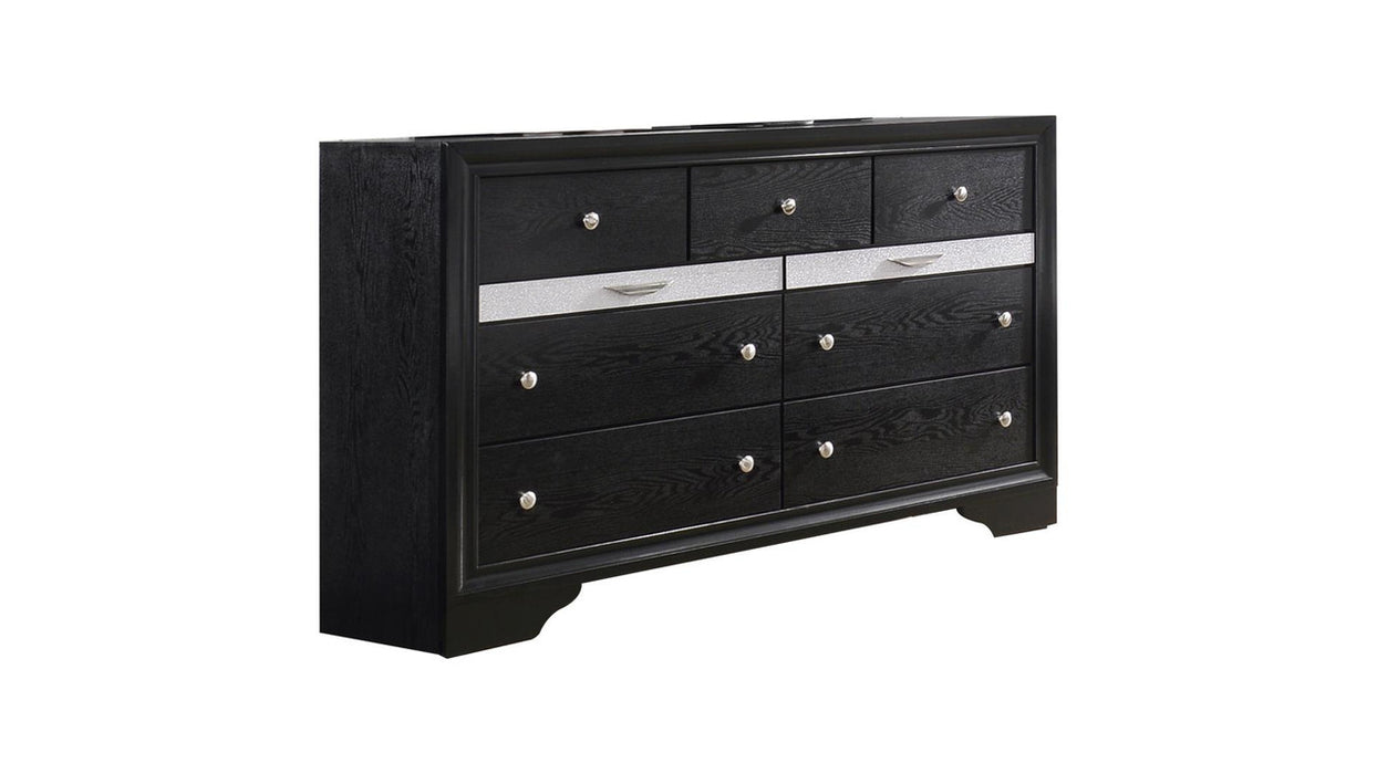 Matrix 7-Drawer Wood Veneer Dresser