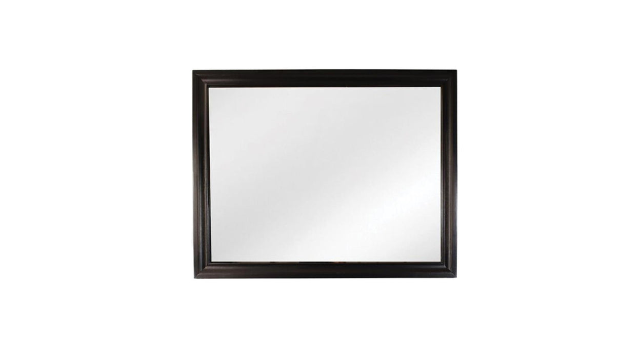 Matrix Contemporary Wood Mirror