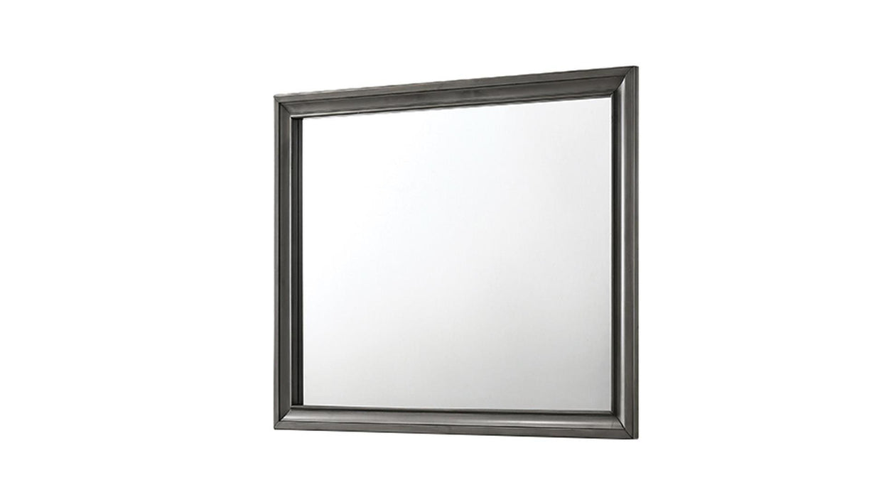 Matrix Contemporary Wood Mirror
