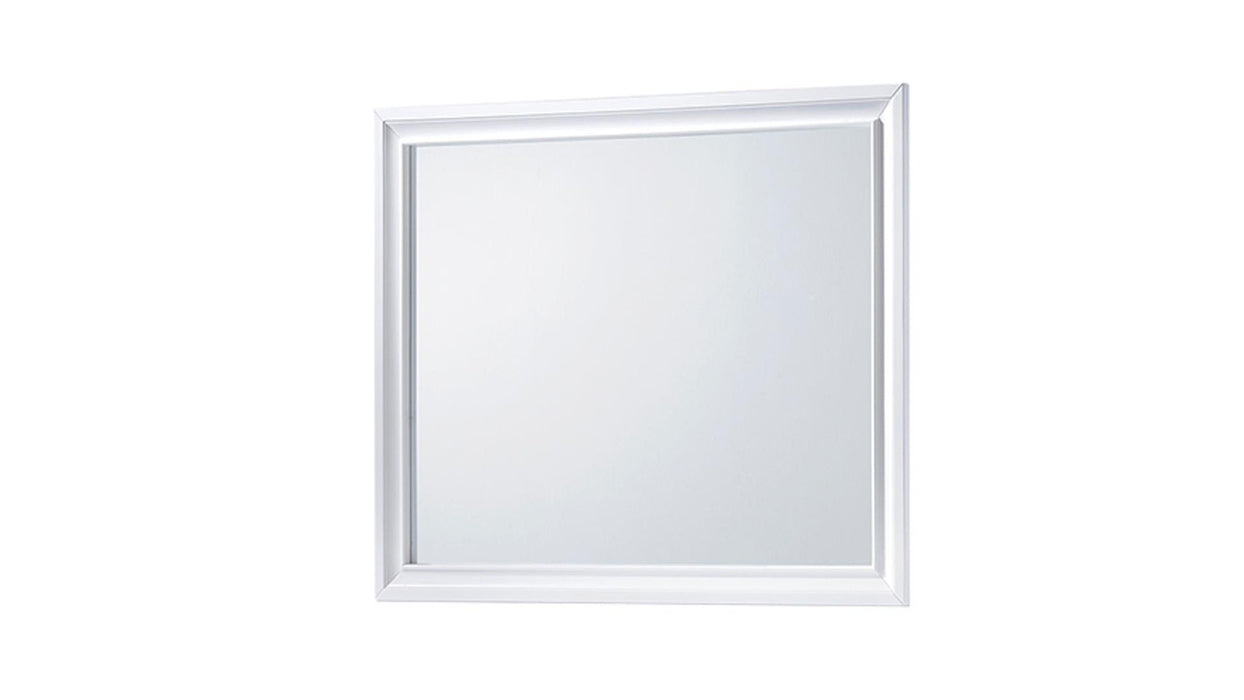 Matrix Contemporary Wood Mirror