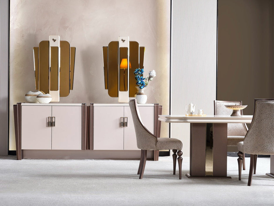 Nirvana Kanss 8 Person Dining Room Set