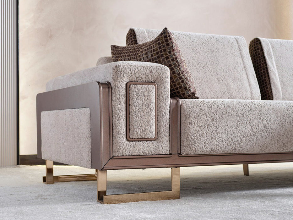 Nirvana Furnia 100" Wide 4 Seater Sofa