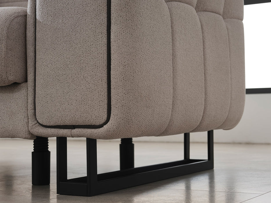 Nero Sim 71" Wide Convertible Loveseat