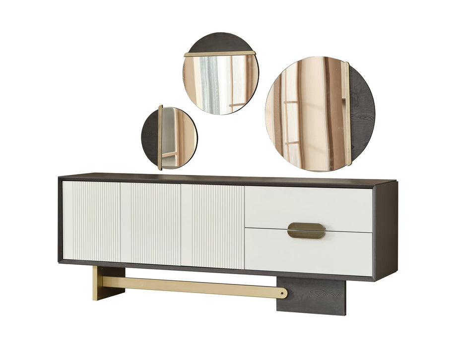 Pendik 89" Wide Buffet With Mirror