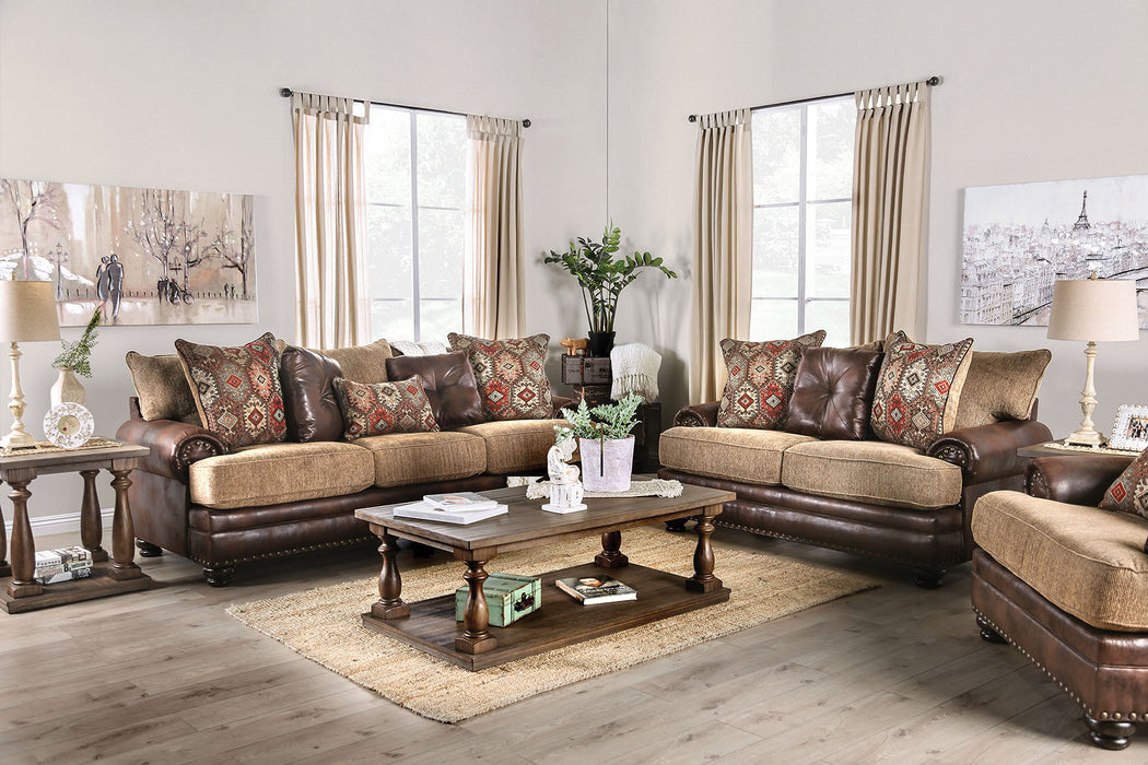Fletcher Brown/Tan Sofa